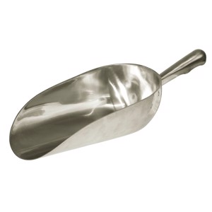 Voerschep aluminium 900 gram