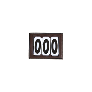 Kentucky Horsewear wedstrijdnummer met klittenband