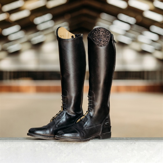 QHP Leren rijlaarzen Junior Romy