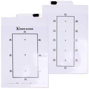 Whiteboard voor dressuurproeven