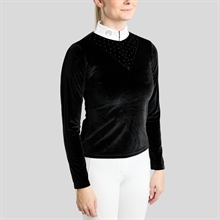 Montar MoValerie Velour Wedstrijdblouse Golden Quartz Kristallen