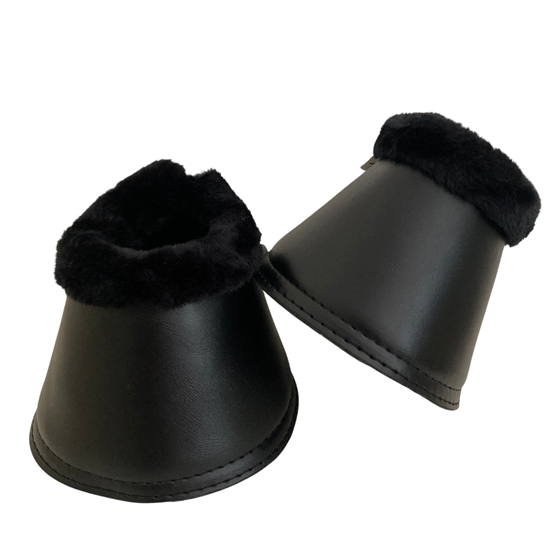 AB springschoenen met synthetisch lamsvel zwart