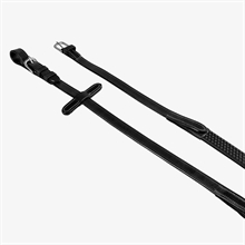 Equestro leren teugel met Rubber