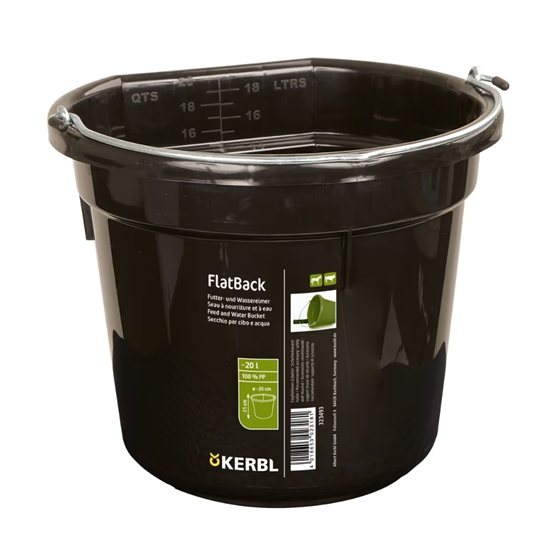 Kerbl Flatback voer- en wateremmer