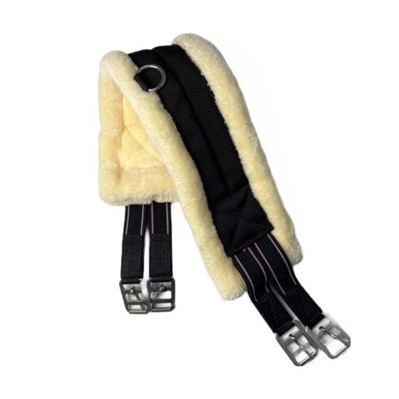 AB singel met synthetisch lamsvel