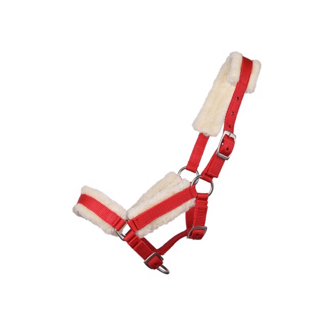 QHP Veulenhalster met synthetisch lamswol