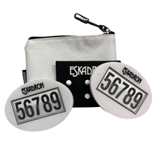 Eskadron wedstrijdnummer set Quick-Pin
