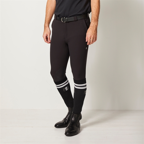 Kingsland Classic Kenton herenrijbroek kniestukken Black 